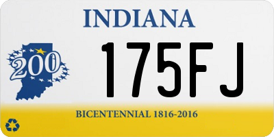 IN license plate 175FJ