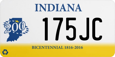 IN license plate 175JC