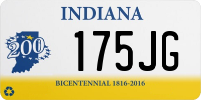 IN license plate 175JG