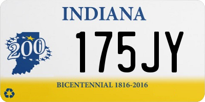 IN license plate 175JY