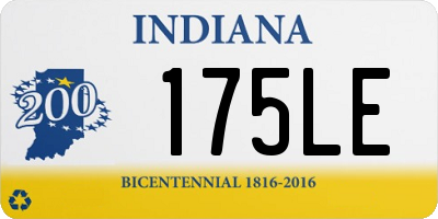 IN license plate 175LE