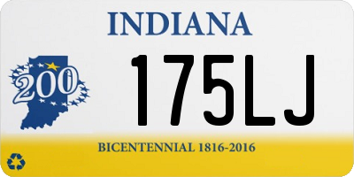 IN license plate 175LJ