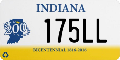 IN license plate 175LL