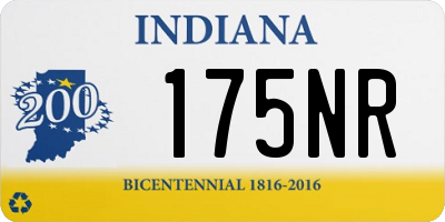 IN license plate 175NR