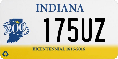 IN license plate 175UZ