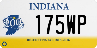 IN license plate 175WP