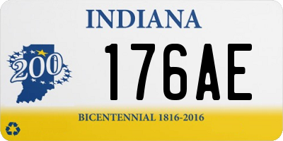 IN license plate 176AE