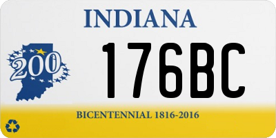 IN license plate 176BC