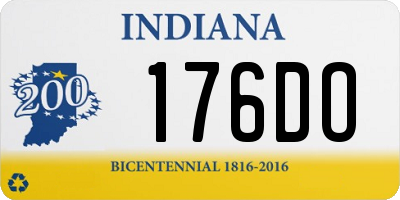 IN license plate 176DO