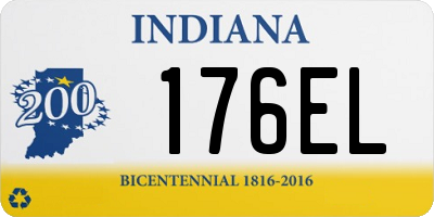 IN license plate 176EL