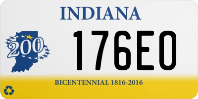 IN license plate 176EO