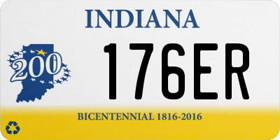 IN license plate 176ER