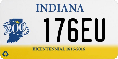 IN license plate 176EU