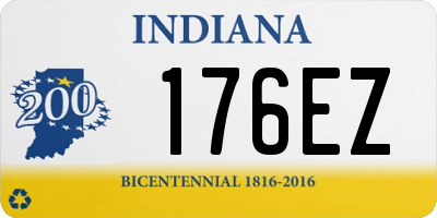 IN license plate 176EZ