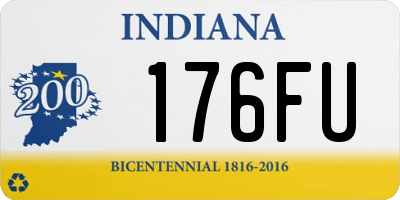 IN license plate 176FU
