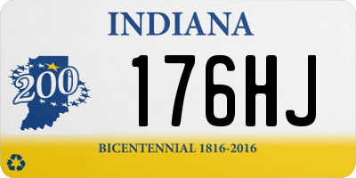 IN license plate 176HJ