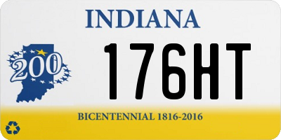 IN license plate 176HT
