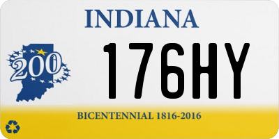 IN license plate 176HY