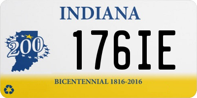 IN license plate 176IE