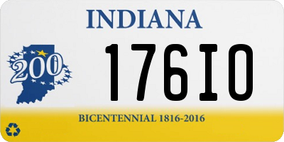 IN license plate 176IO