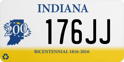 IN license plate 176JJ