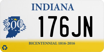 IN license plate 176JN