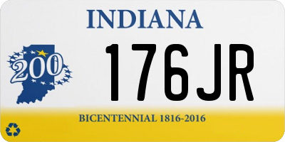 IN license plate 176JR