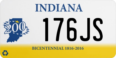 IN license plate 176JS
