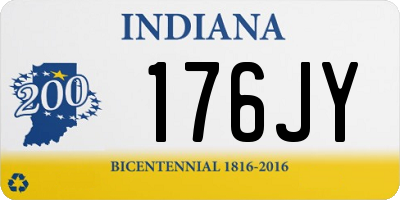 IN license plate 176JY
