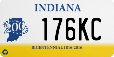 IN license plate 176KC