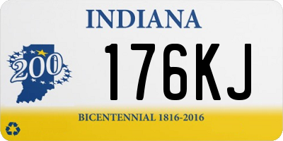 IN license plate 176KJ