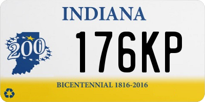 IN license plate 176KP
