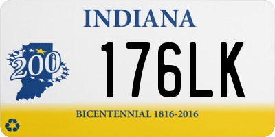 IN license plate 176LK