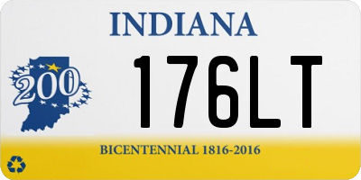 IN license plate 176LT