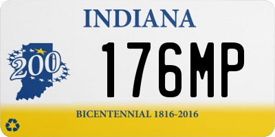 IN license plate 176MP