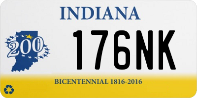 IN license plate 176NK