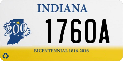 IN license plate 176OA