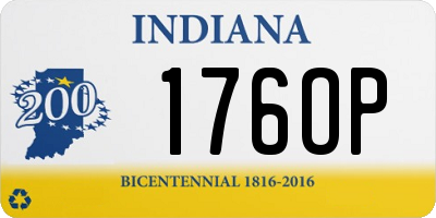 IN license plate 176OP