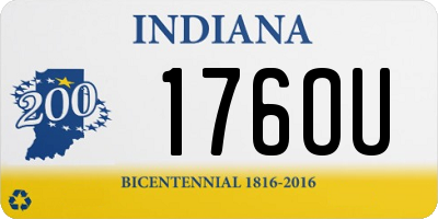 IN license plate 176OU