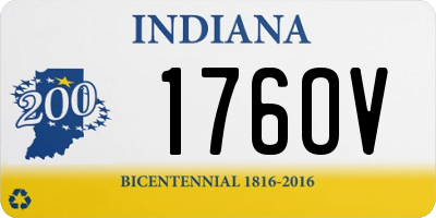 IN license plate 176OV