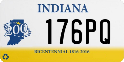 IN license plate 176PQ