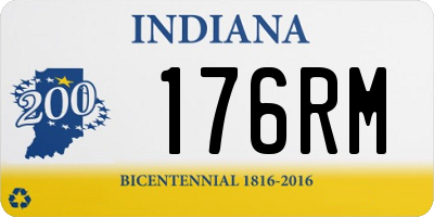 IN license plate 176RM