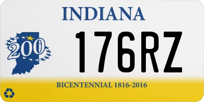 IN license plate 176RZ