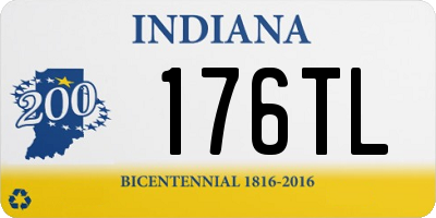 IN license plate 176TL