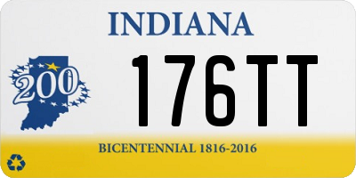 IN license plate 176TT