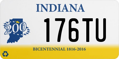 IN license plate 176TU
