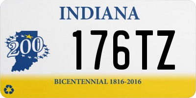 IN license plate 176TZ