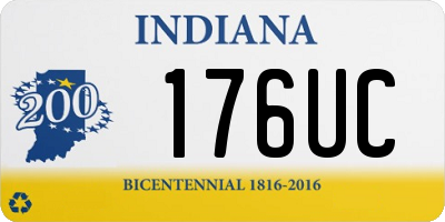 IN license plate 176UC