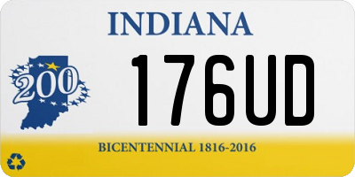 IN license plate 176UD