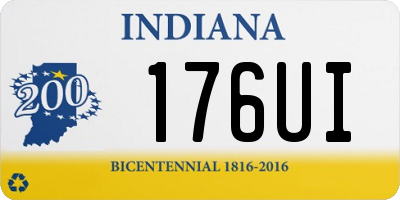 IN license plate 176UI
